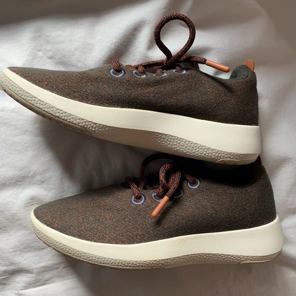 albirds 'Wool Runner Missles' sneakers in gray/rust color - Picture 7 of 9